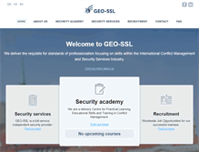 Tablet Screenshot of geo-ssl.com